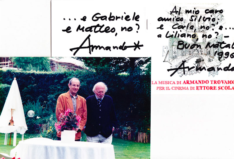 Armando Trovajoli con Silvio Ciampi