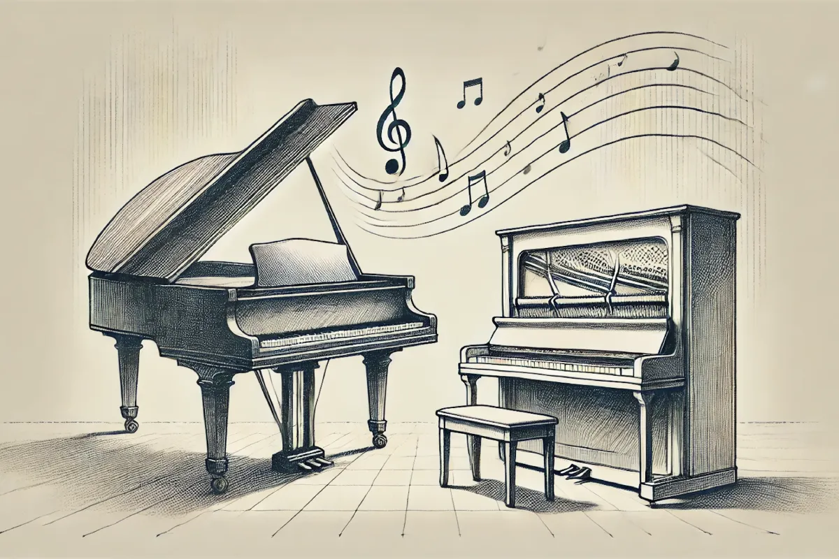 pianoforte a coda pianoforte verticale Ciampi Pianoforti Blog