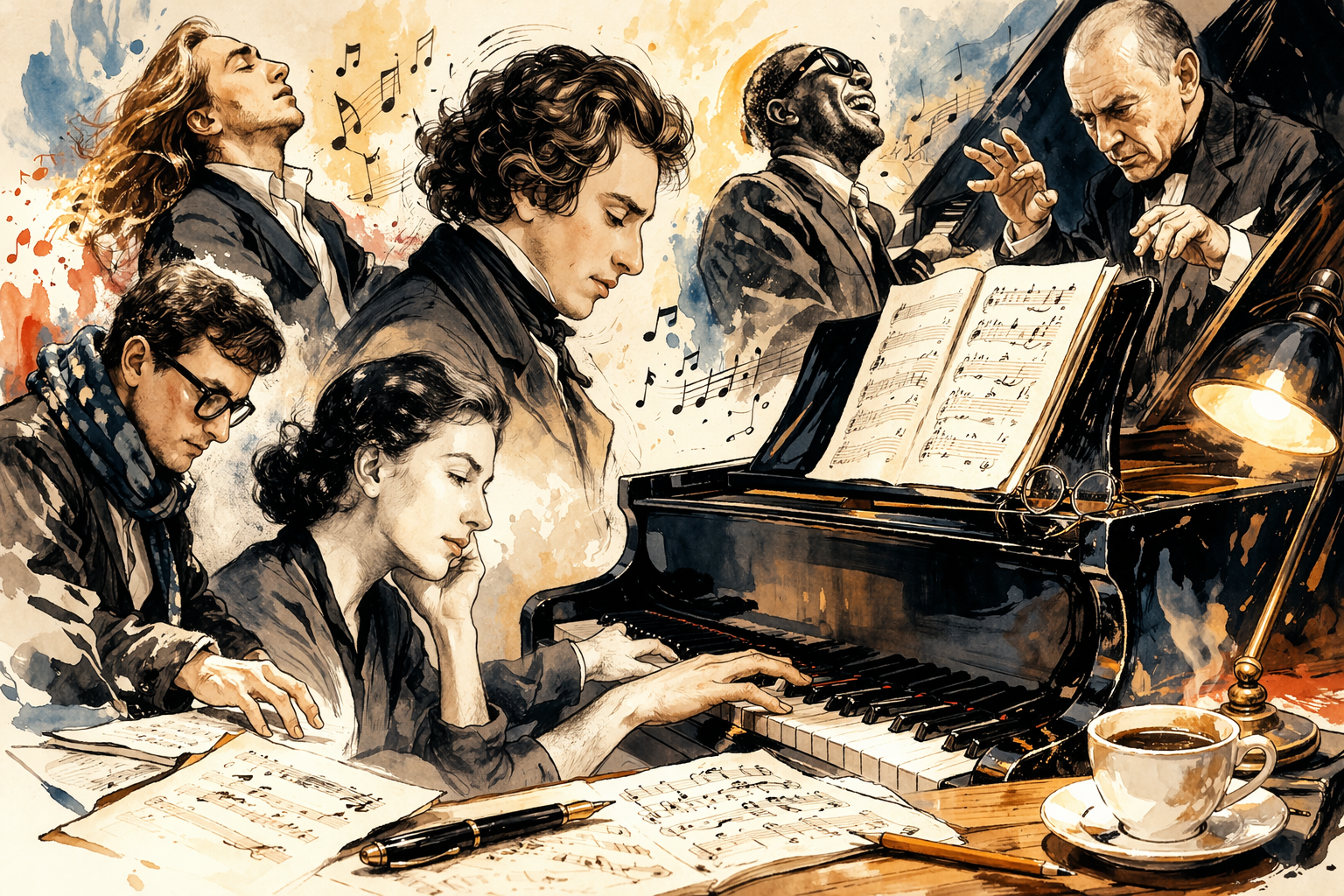 aneddoti e manie dei pianisti della storia