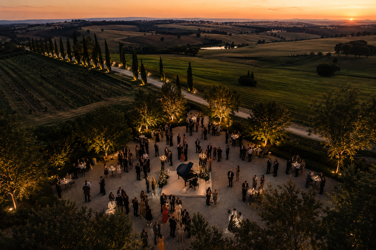 pianoforte per un evento privato matrimonio noleggio Ciampi