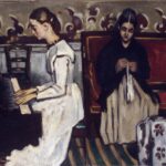 Paul Cézanne, Ragazza al pianoforte (L'ouverture del Tannhäuser) (1869 circa)